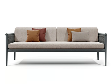 DANDY 2.0 - 3 seater fabric garden sofa by Atmosphera