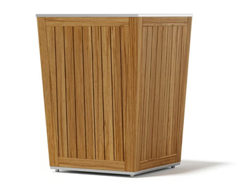 DESERT - High teak garden vase by Atmosphera