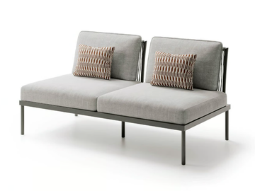 FLASH CENTRAL 2P - 2 seater fabric garden sofa by Atmosphera