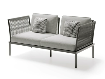 FLASH CENTRAL MODULE 2P - 2 seater fabric garden sofa by Atmosphera