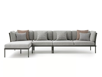 FLASH - Sectional fabric garden sofa by Atmosphera