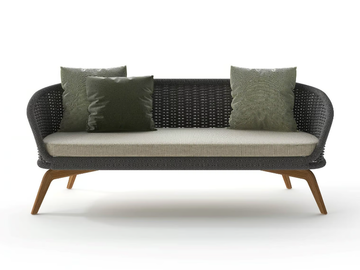 LUDO - 2 seater acrylic garden sofa by Atmosphera