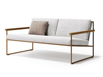 PIPE - Teak garden sofa by Atmosphera