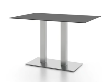 TREND D - Brushed steel table base by Atmosphera