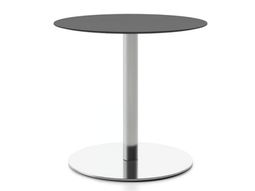 TREND T - Brushed steel table base by Atmosphera