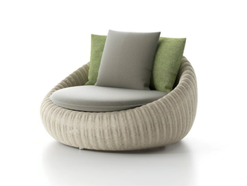 TWIGA - Upholstered garden armchair by Atmosphera