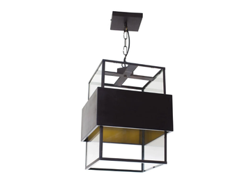 Q-BRI LANTERN - Brass pendant lamp by Authentage Lighting