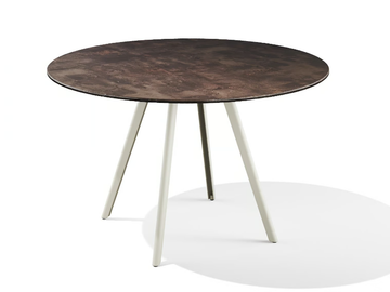 GAO - Rectangular steel table with PaperStone® top by BABEL D
