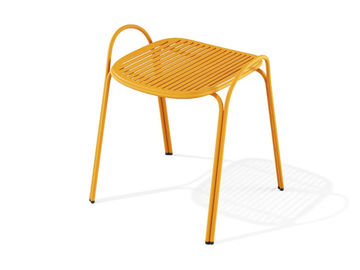 JOS - Powder coated steel stool by BABEL D