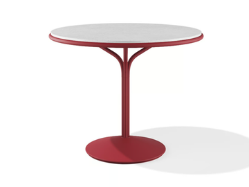 JOS - Round steel table and HPL top by BABEL D