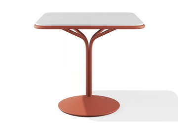 JOS - Square steel table by BABEL D