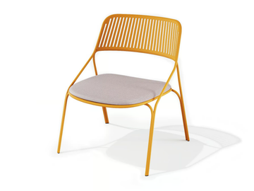 JOS - Steel easy chair with integrated cushion by BABEL D