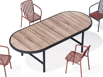KANO - Contemporary style iroko table by BABEL D