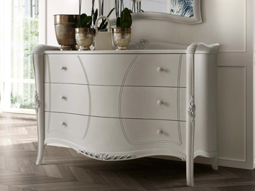 BOBOLI - Wooden chest of drawers by Barnini Oseo