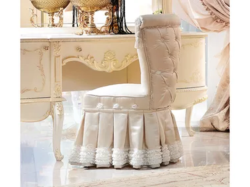 DAVID - Tufted upholstered fabric chair by Barnini Oseo