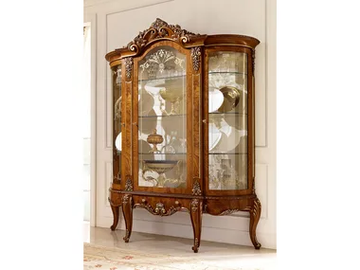 DAVID - Wooden display cabinet by Barnini Oseo