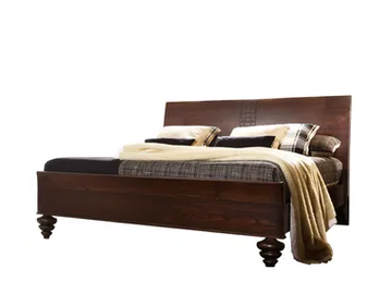 FASHION TIME - Wooden double bed by Barnini Oseo