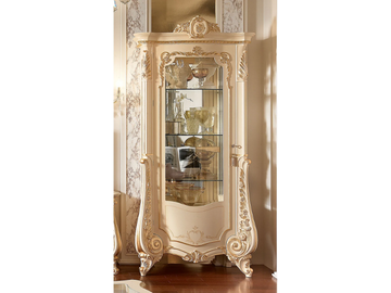FIRENZE - Wood veneer display cabinet by Barnini Oseo