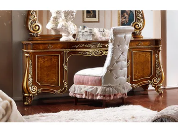 FIRENZE - Wood veneer dressing table by Barnini Oseo