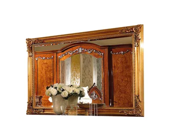 PRESTIGE PLUS - Rectangular framed wall-mounted wooden mirror by Barnini Oseo