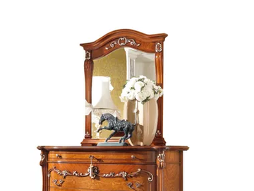 PRESTIGE PLUS - Table-top rectangular framed wooden mirror by Barnini Oseo