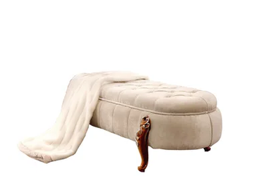 PRESTIGE PLUS - Upholstered fabric bench by Barnini Oseo