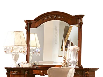 PRESTIGE - Table-top framed wooden mirror by Barnini Oseo