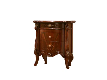 PRESTIGE - Wooden bedside table with drawers by Barnini Oseo