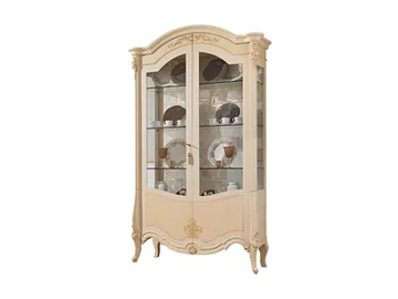 PRESTIGE - Wooden display cabinet by Barnini Oseo