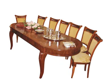 REGGENZA - Extending oval table by Barnini Oseo