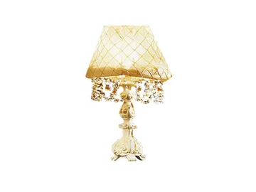 REGGENZA LUXURY - Fabric table lamp with crystals by Barnini Oseo