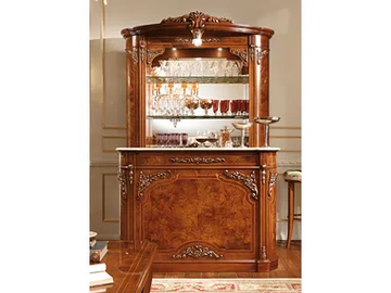 REGGENZA LUXURY - Wood veneer bar cabinet by Barnini Oseo
