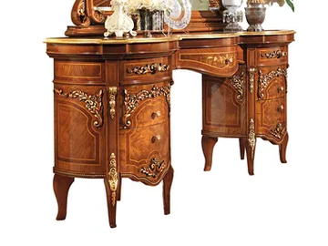 REGGENZA LUXURY - Wood veneer dressing table by Barnini Oseo