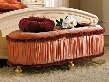 REGGENZA - Upholstered fabric bench by Barnini Oseo