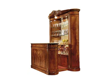 REGGENZA - Wood veneer bar cabinet by Barnini Oseo