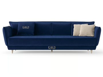 ROBERTO BARNINI - 3 seater fabric sofa by Barnini Oseo