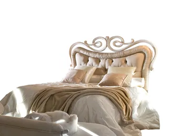 SOGNI D'AMORE - Tufted upholstered fabric headboard for double bed by Barnini Oseo