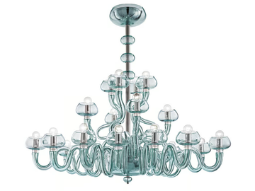 BISSA BOBA - Venetian crystal chandelier by Barovier&Toso