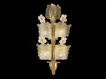 GRAND HOTEL - Venetian crystal wall lamp by Barovier&Toso