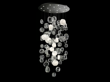 HANAMI - Venetian crystal pendant lamp by Barovier&Toso
