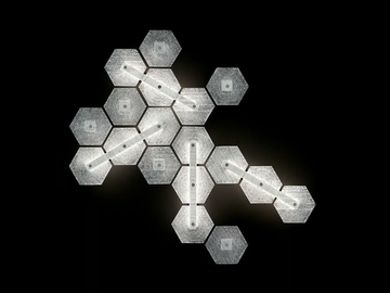 MARRAKECH - Venetian crystal ceiling lamp by Barovier&Toso