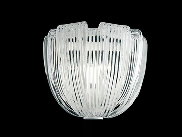 PLISSÉ - Venetian crystal wall lamp by Barovier&Toso