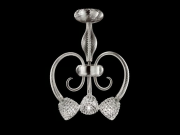 QUADRI - Venetian crystal chandelier by Barovier&Toso