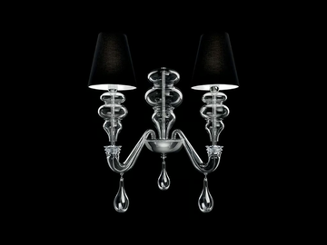 RAN ROUND - Venetian crystal wall lamp by Barovier&Toso