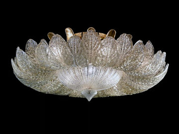 REX - Venetian crystal ceiling lamp by Barovier&Toso