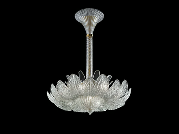 REX - Venetian crystal pendant lamp by Barovier&Toso
