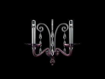 TAYMYR - Venetian crystal wall lamp by Barovier&Toso