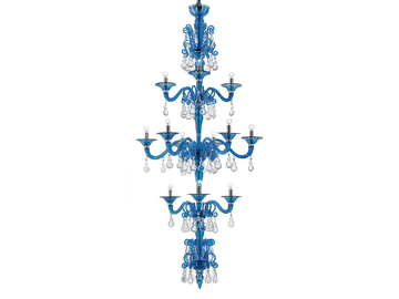 TORPEDO TAIF - Venetian crystal chandelier by Barovier&Toso