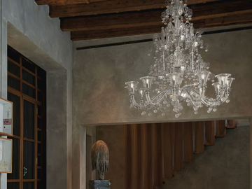 VENEZIA 1925 - Venetian crystal chandelier by Barovier&Toso
