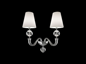 VERMONT - Venetian crystal wall lamp by Barovier&Toso